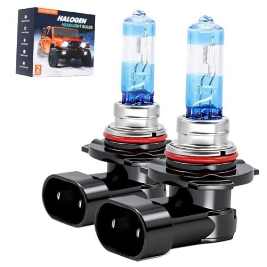 Halogen Bulbs, 3800k Warm White Light, 300% Brighter, High 9005/HB3