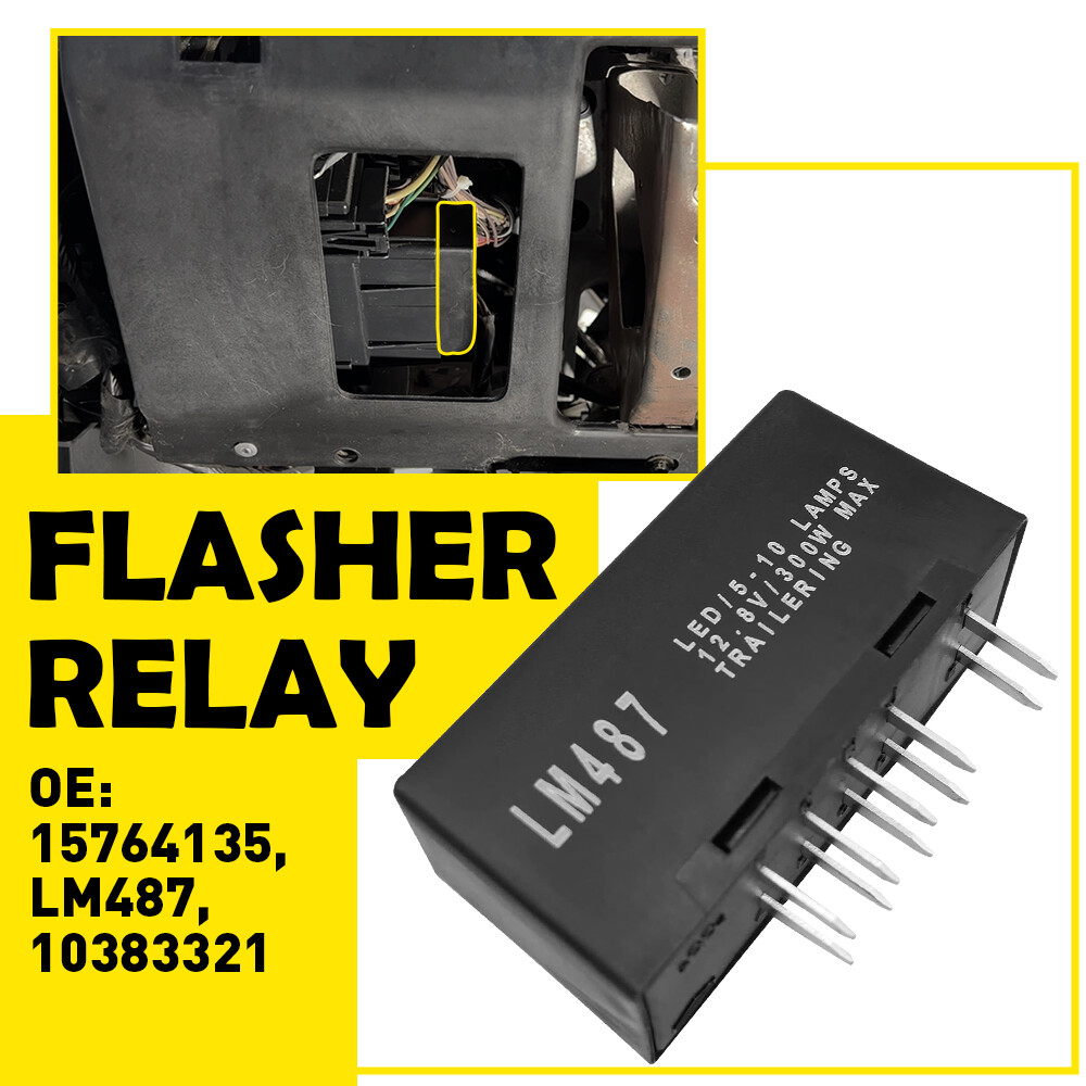 LED Turn Signal Flasher Relay for Chevy Tahoe Silverado Suburban Avalanche GMC E