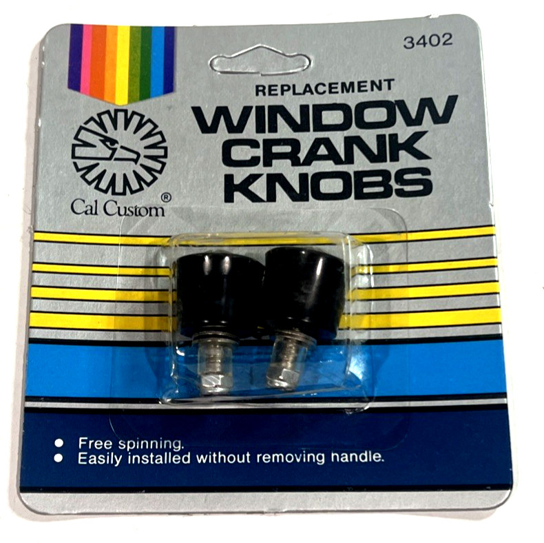 NOS Window Crank Knob 3402 Cal Custom Vintage Free Spinning