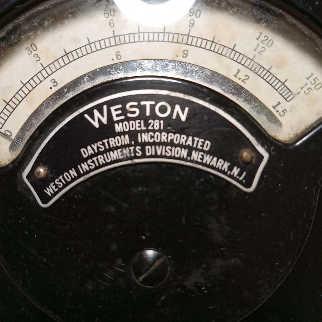 VINTAGE Weston - Voltmeter - Model 281