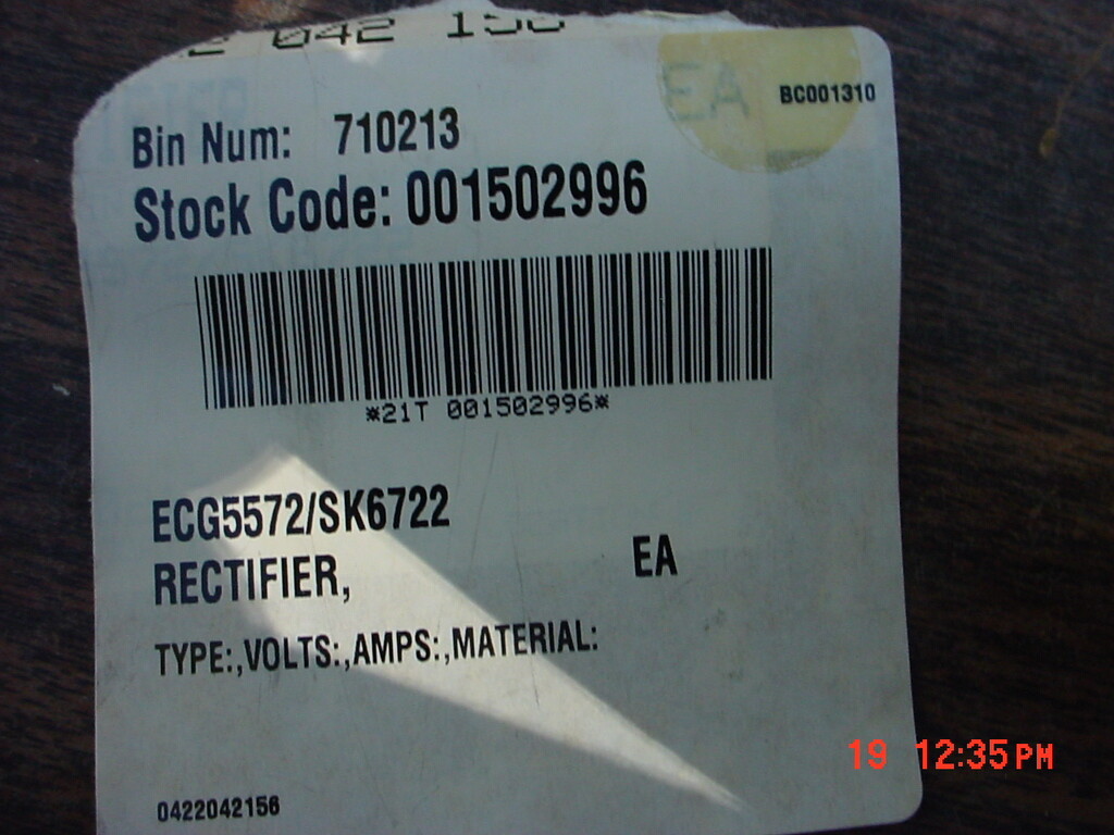 Rectifyer ECG 5572 SK6722