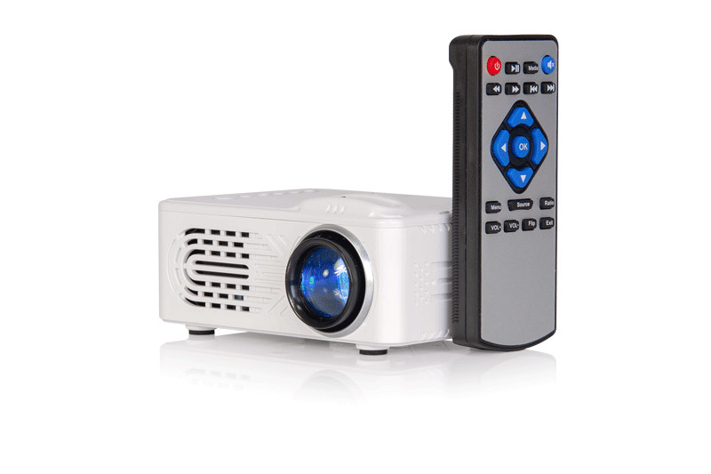 LTC LED VIDEO PROJECTOR VP30-BAT Battery Remote Control USB/TF/AV Inputs