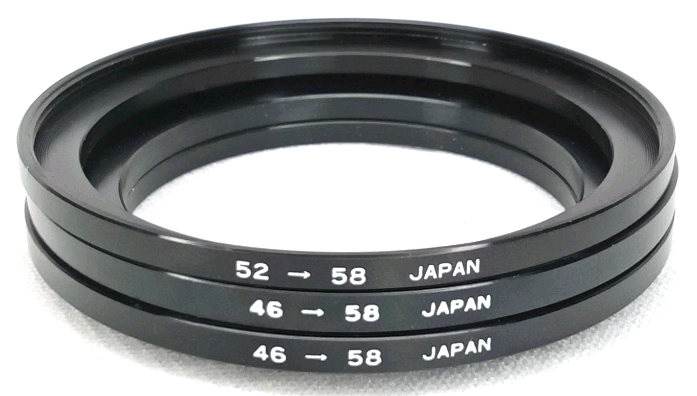 Vintage 1960s Adapter Ring Set Of 3 Made In Japan New Arrival
