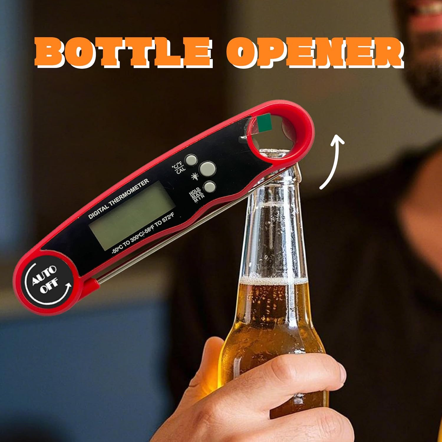 Meat Thermometer Digital, Instant Read Thermometer with Backlight & Magnet, IP67