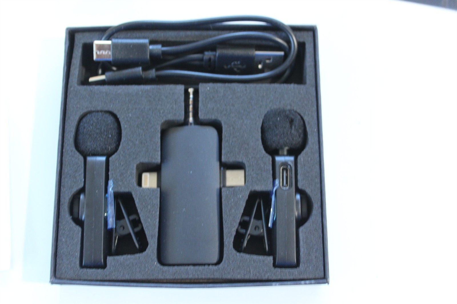 Wireless Lavalier Microphone Set Of 2 Plug & Play