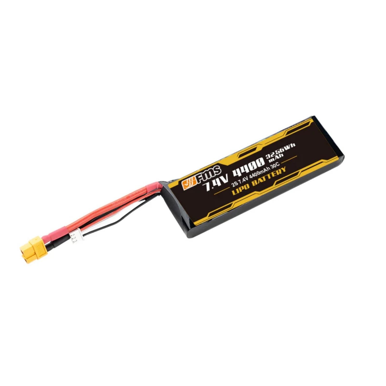FMS RC Car Parts LIPO Battery 2S LIPO Battery 7.4V 4400mAh 30C for 1/6 1941 M...