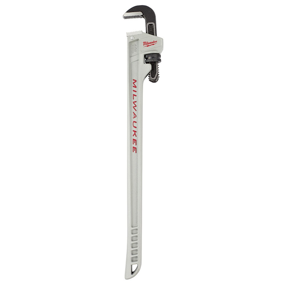 For Milwaukee 48-22-7213 10in L Aluminum Pipe Wrench with POWERLENGTH Handle