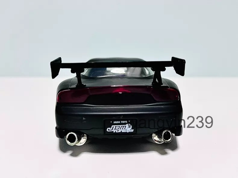 1:24 Jada Mazda RX7 Black and Red Wheel Alloy Car Model