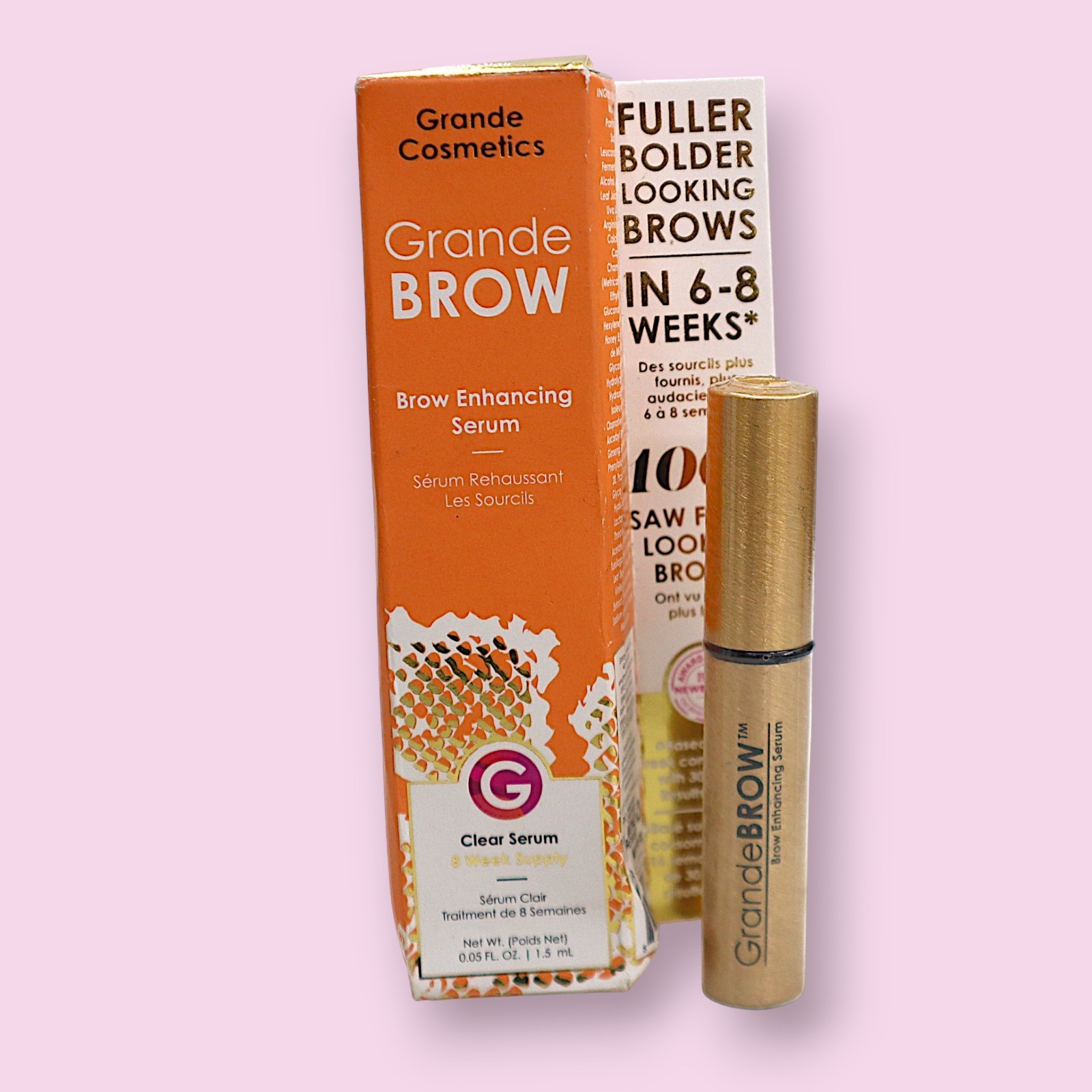 Grande brow Enhancing Clear Serum 0.05 fl. oz. / 1.5 ml.