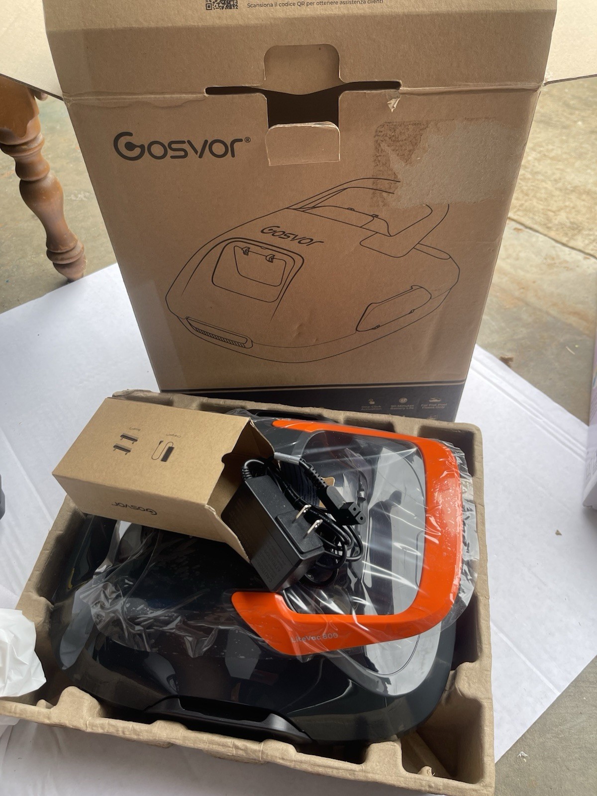 Powerful Cordless Robotic Automatic Pool Vacuum Cleaner for Above Ground Pools