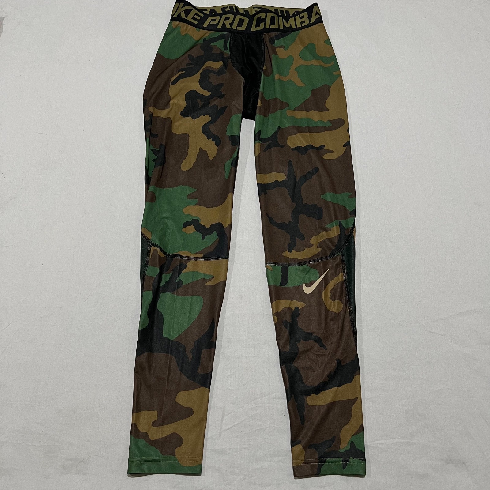 Nike Pro Combat Mens Woodland Camo Gym Performance Compression Tights Size L
