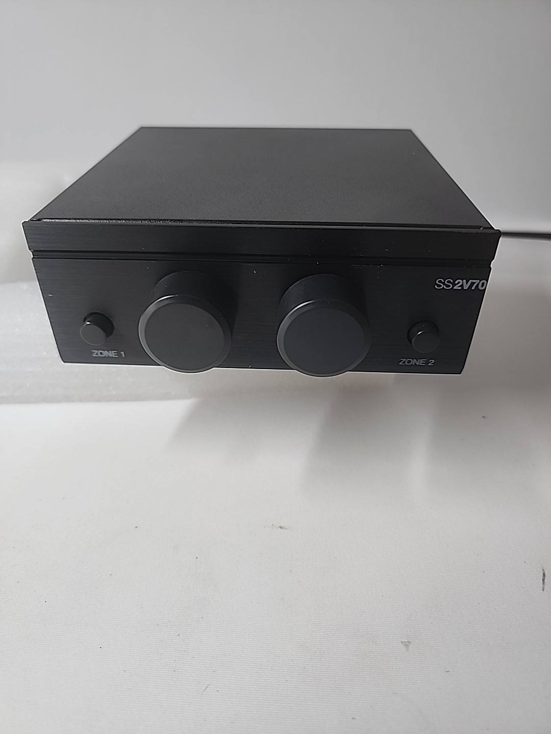 2 Way Zone Speaker Selector Switch Splitter Volume Control 100W Per Channel