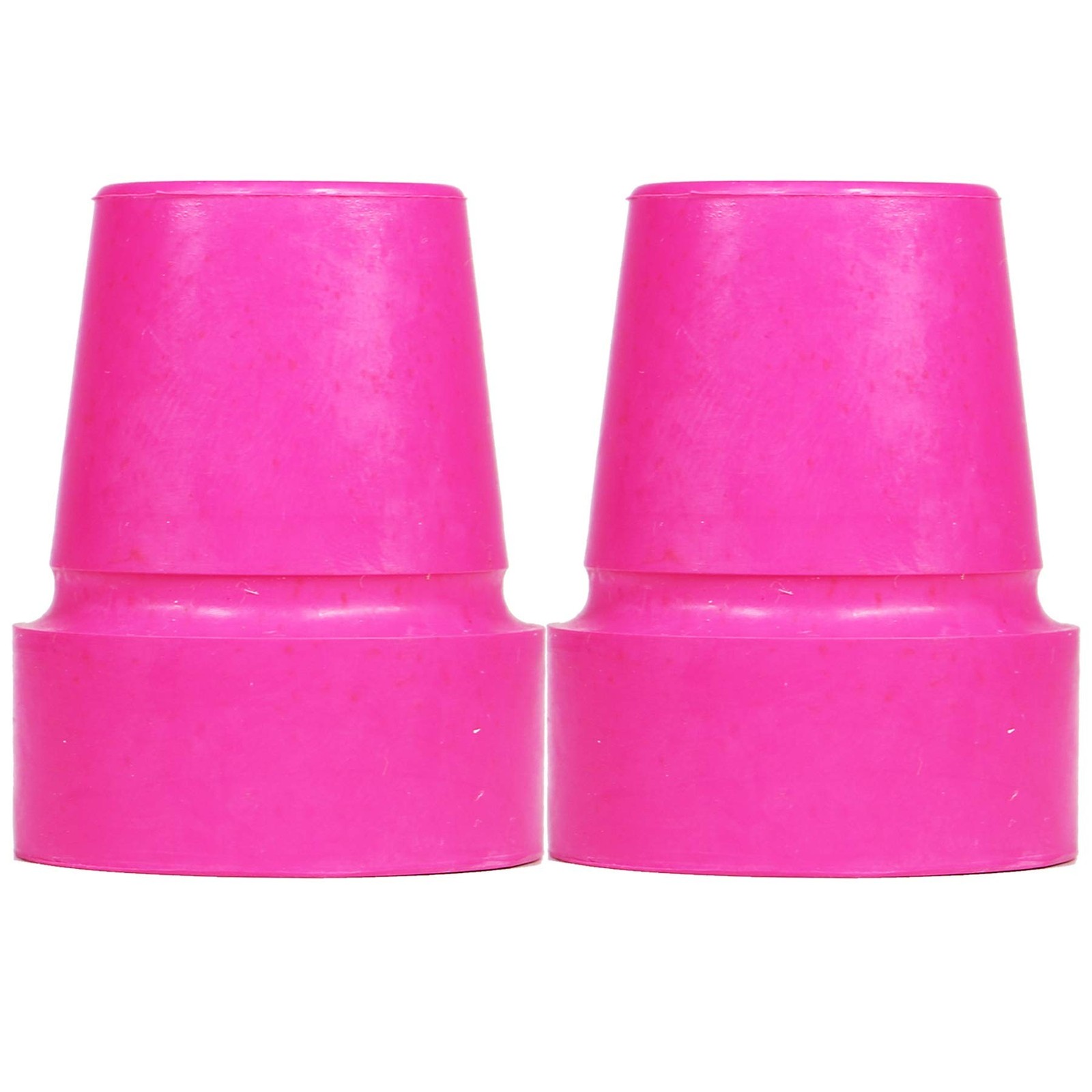 PCP Replacement ¾ Inch Cane Tips, 2 Pack Reinforced Rubber Walking Stick Fe