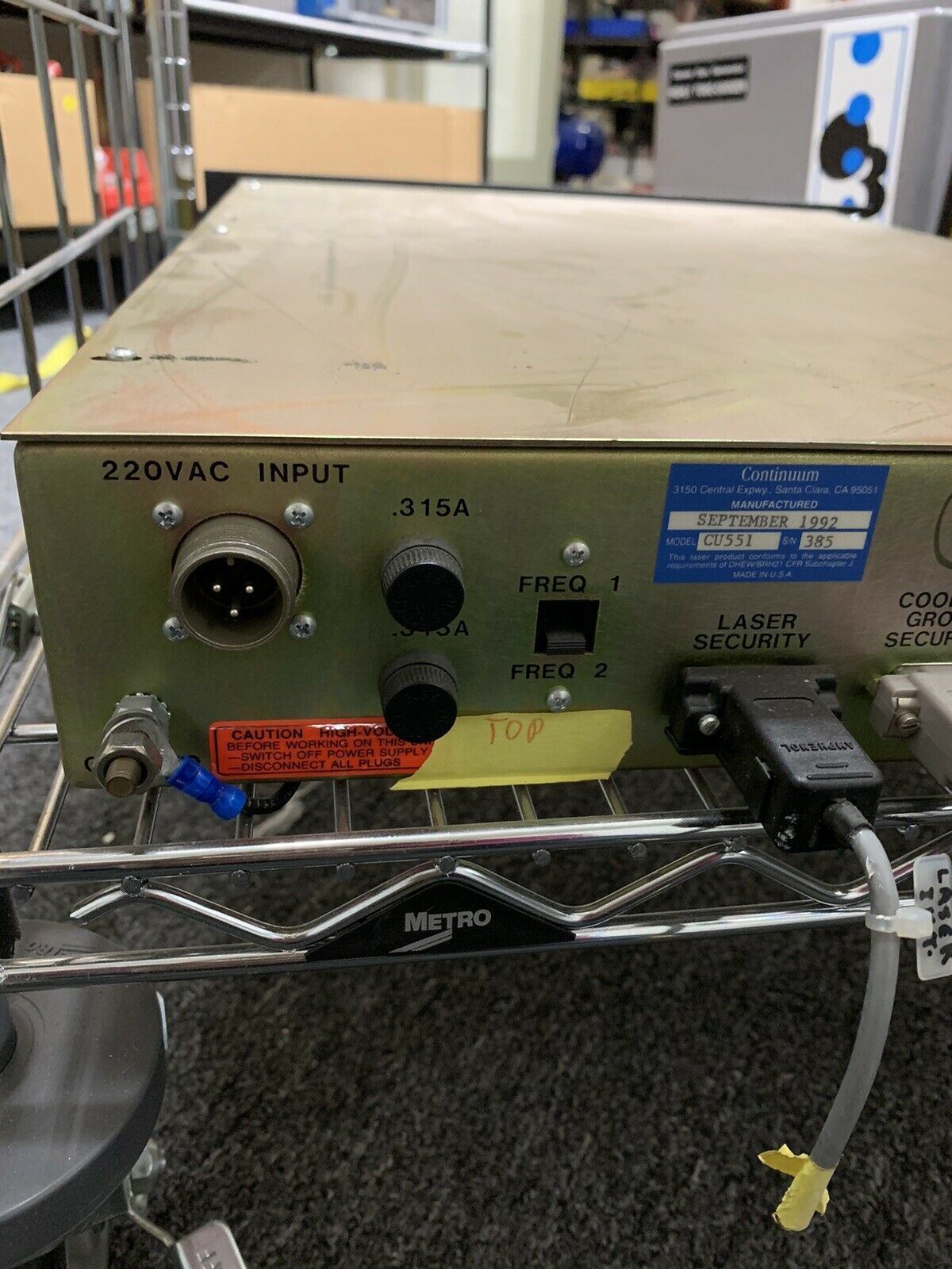 Continuum CU551, Used