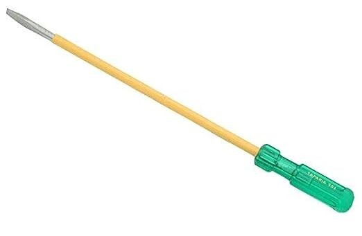 Taparia 903 I Two-in-One Screwdriver Steel Tool Green Yellow Reversible Flat DIY