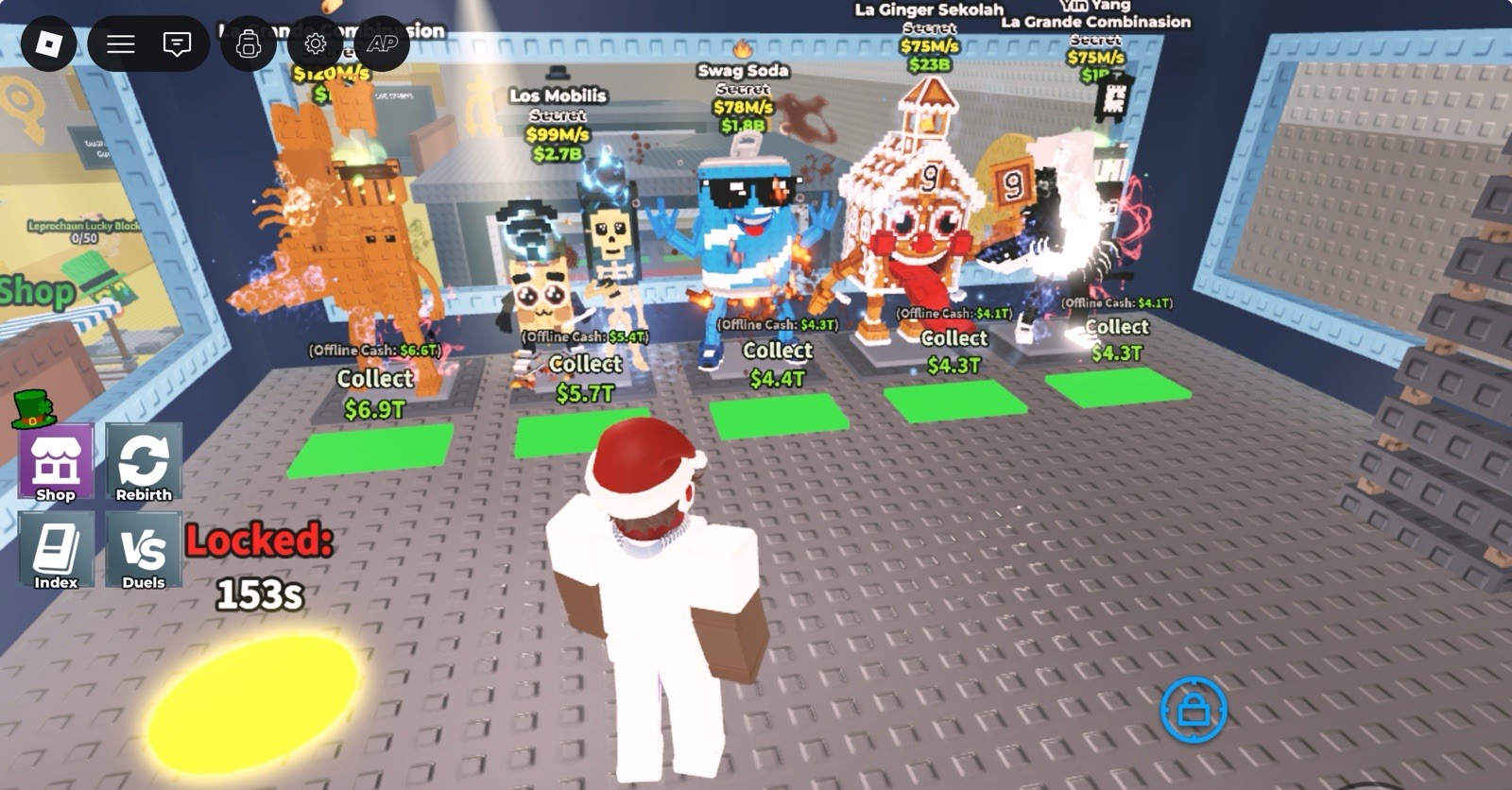 Roblox Secret Game Item Asset Collectible with Offline Cash
