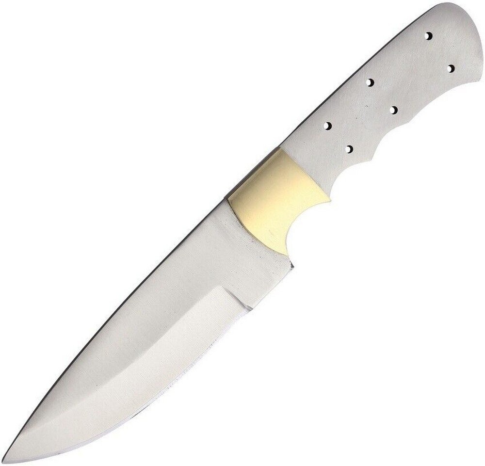 BRK Fixed Knife Blade Drop Point Blade Brass Guard - SM-APR-BL10 STAINLESS