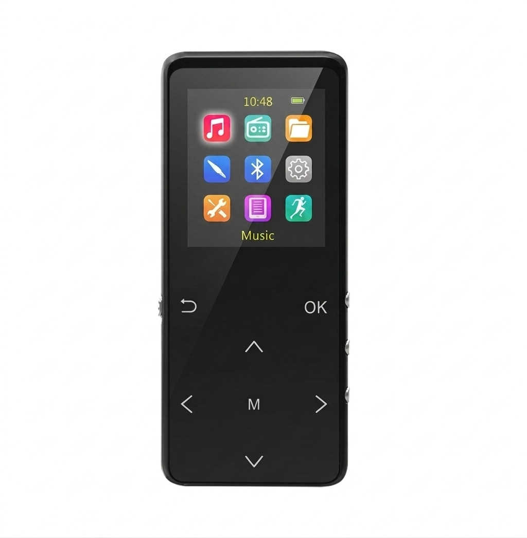 MP3 Player Bundle - 128GBCard, Bluetooth, HiFI, FM Radio, Recording & Armband