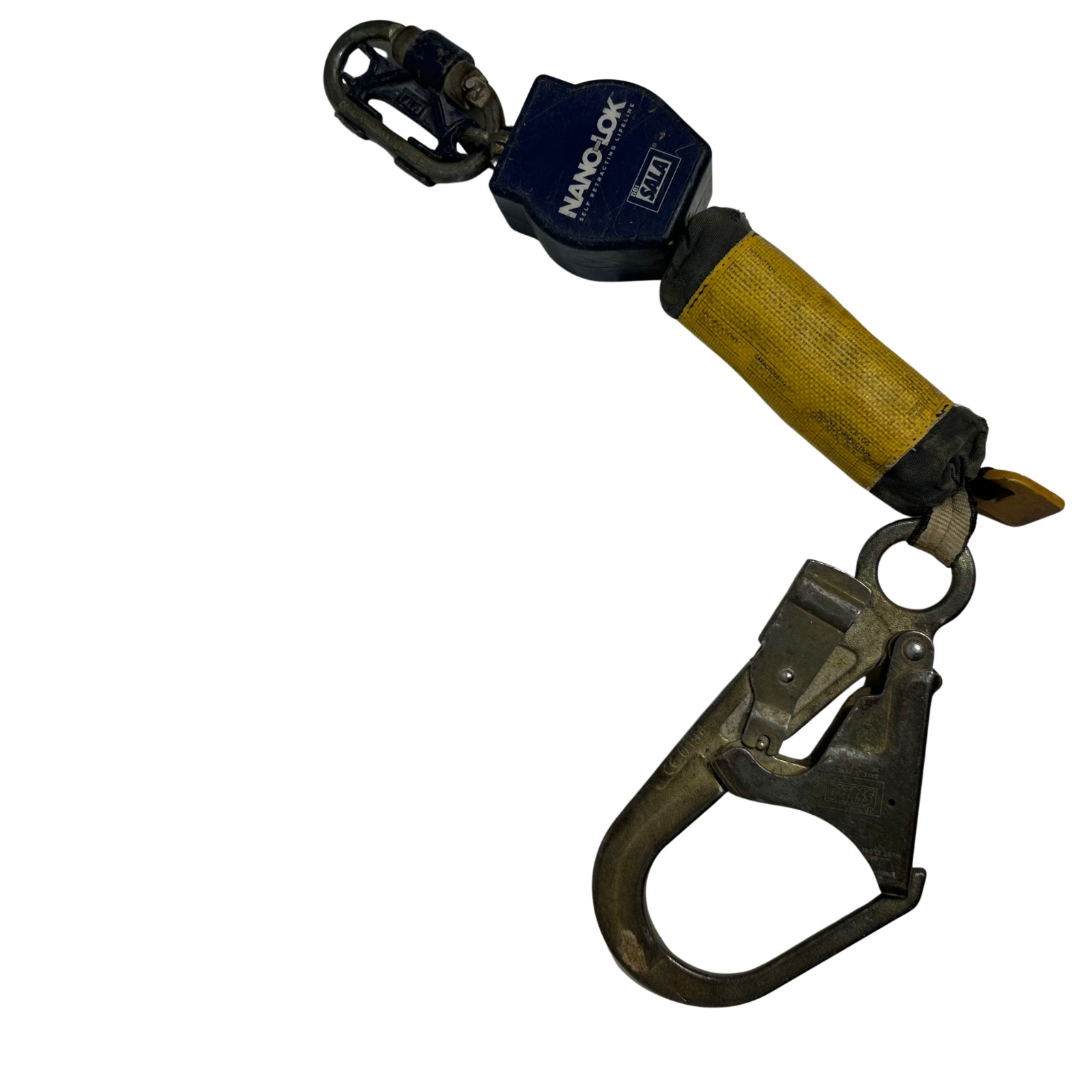 DBI Sala Tool Nano-Lok Self Retracting Life Line Fall Protection Overhead Work