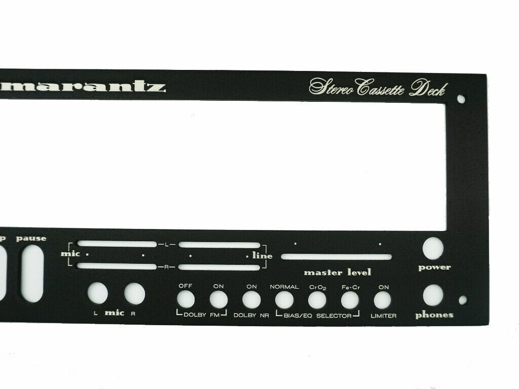 Marantz 5220 Receiver Front Panel Faceplate (Face Plate) Black Engraved
