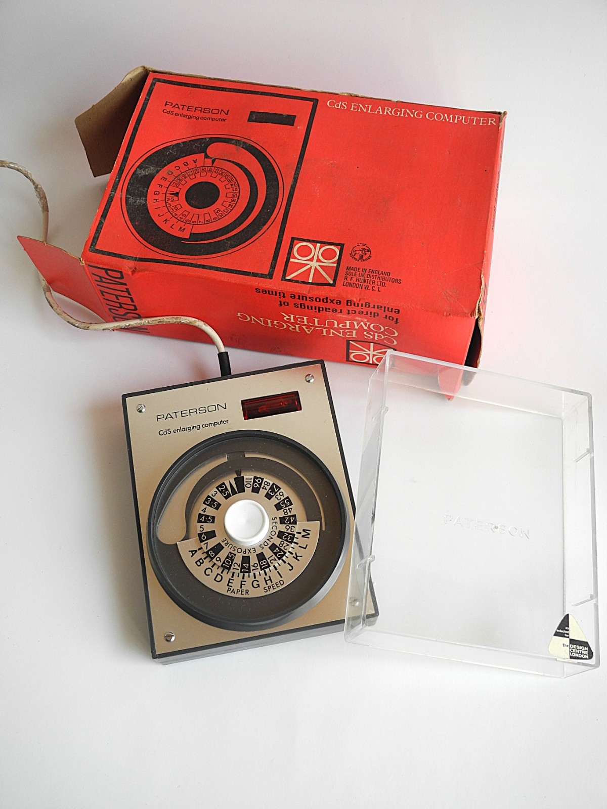 Vintage Paterson CdS Enlarging Computer Meter Box inc Made in England