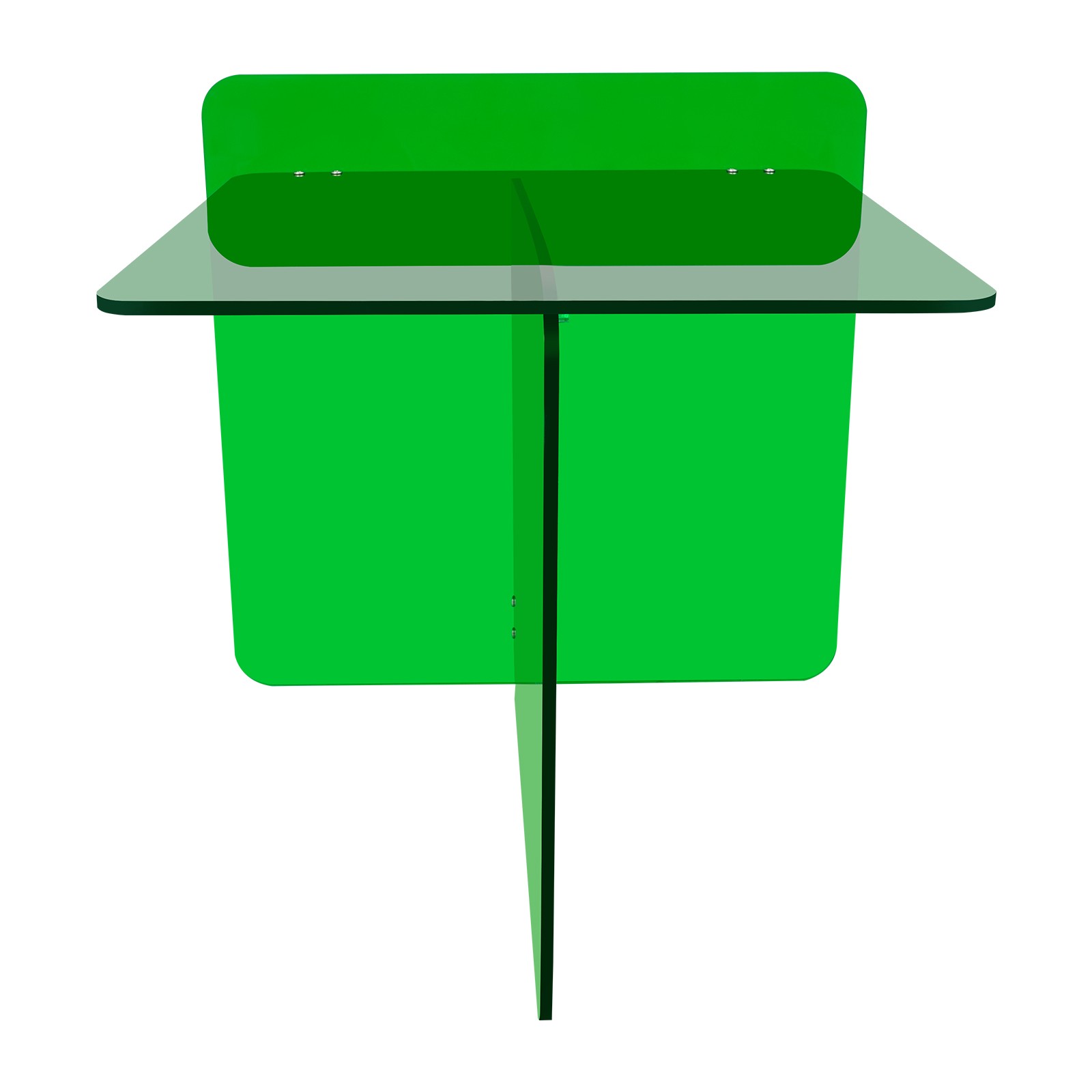 Free Standing End Table, Acrylic Side Table, Bedside Table Max Load 44.09lbs USA