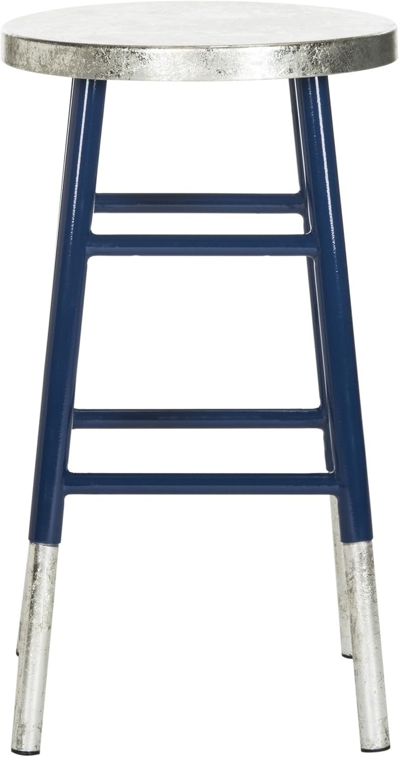 Home Collection Kenzie Grey & Silver 24-inch Counter Stool