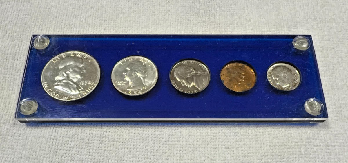 1954 US Mint Silver Proof Set - in Premium Holder