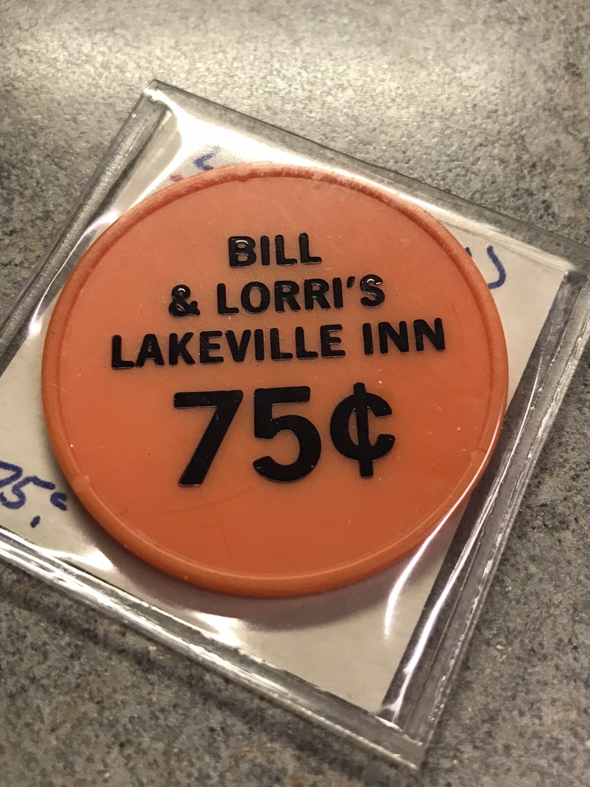 Plastic Trade Token - Bill & Lorri’s Lakeville Inn - Lakeville, New York