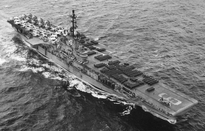 USS ESSEX 8X10 PHOTO CVA-9 NAVY US USA MILITARY SHIP AIRCRAFT CARRIER