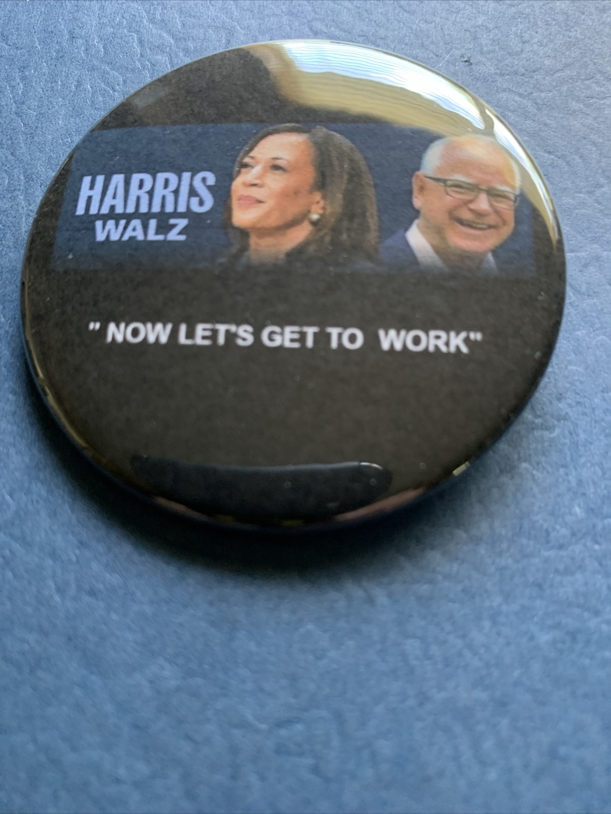 2024 Kamala Harris Tim Walz Presidential Campaign Pinback Button