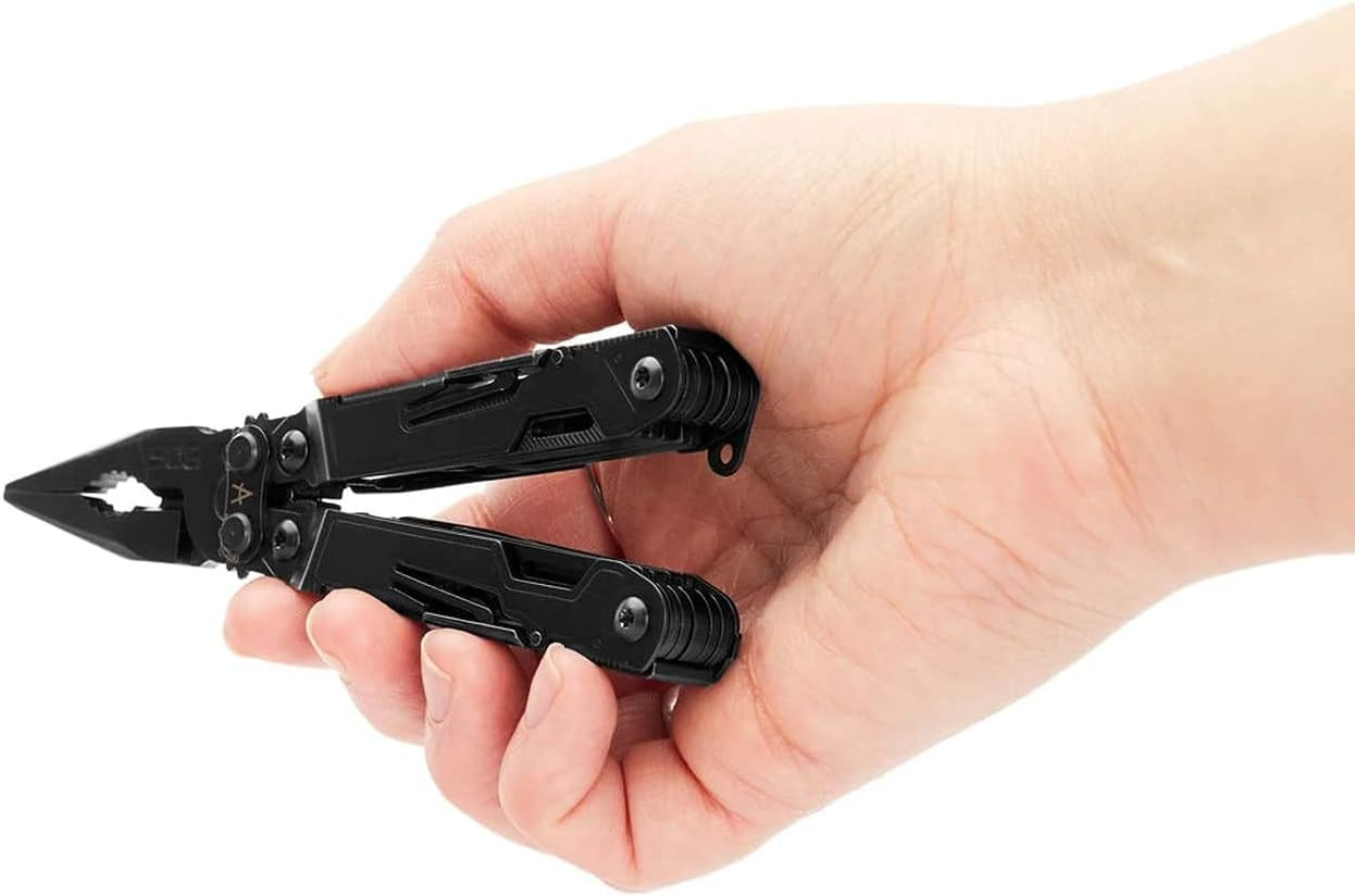 Powerpint Mini Compact Stainless Steel Multi-Tool, 18 Lightweight Specialty Tool