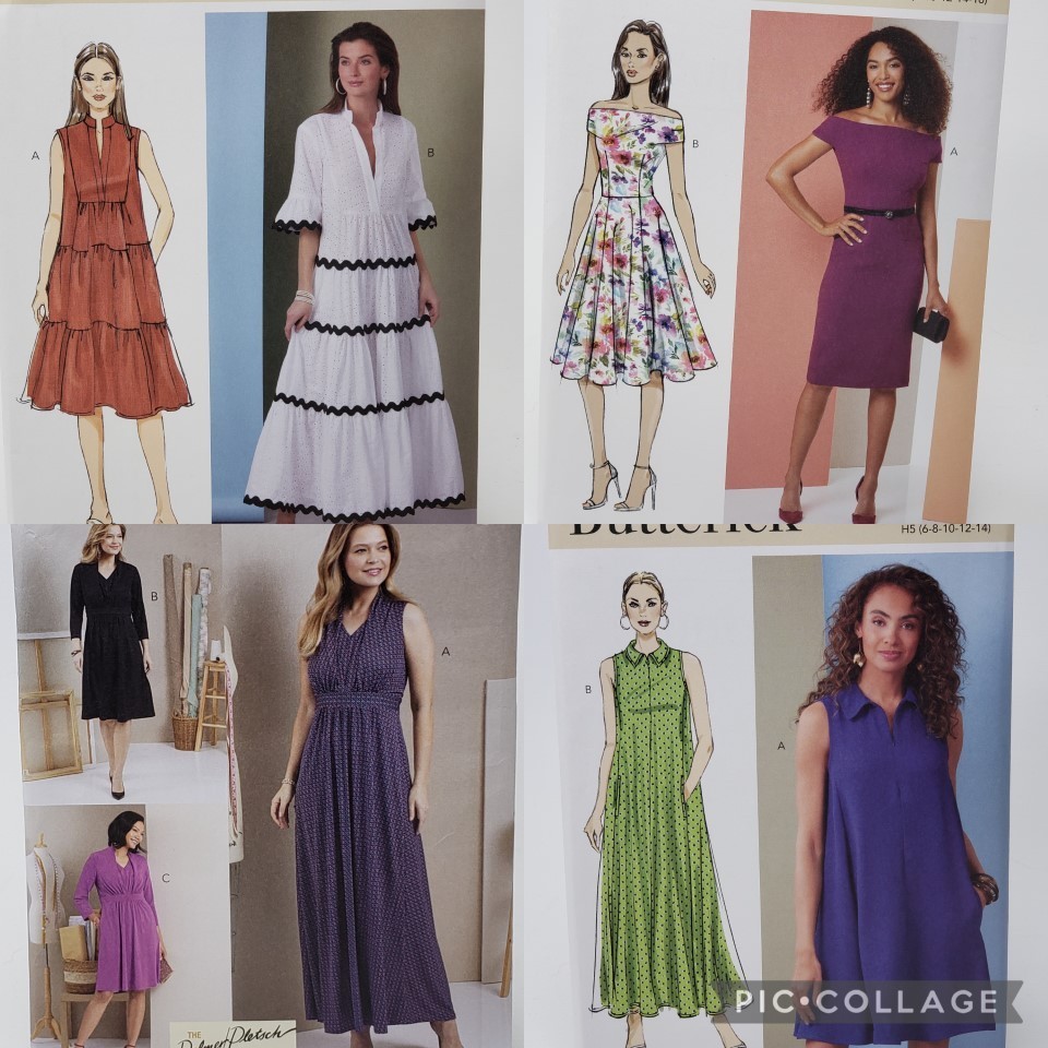 Butterick UNCUT! U-PICK! DRESSES Sewing Patterns Misses Miss Ladies Plus Size