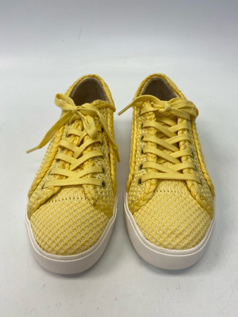 Sam Edelman  Size 8.5 Yellow Lace-up Sneakers