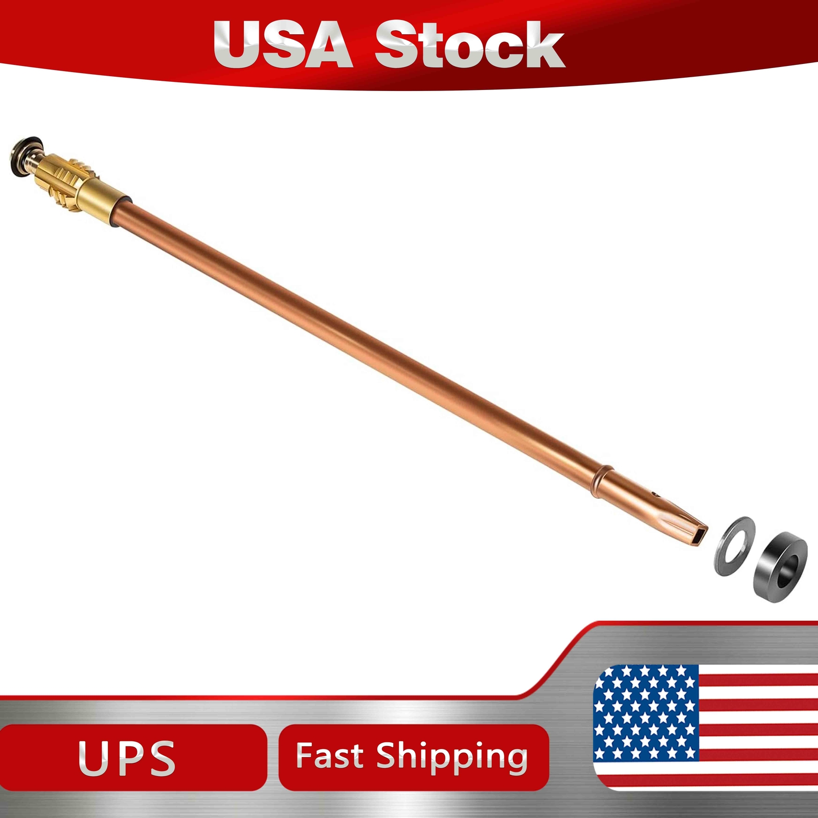 123-0093 500 Series Mansfield Style Stem Assembly Replace For Prier For 8-Inch