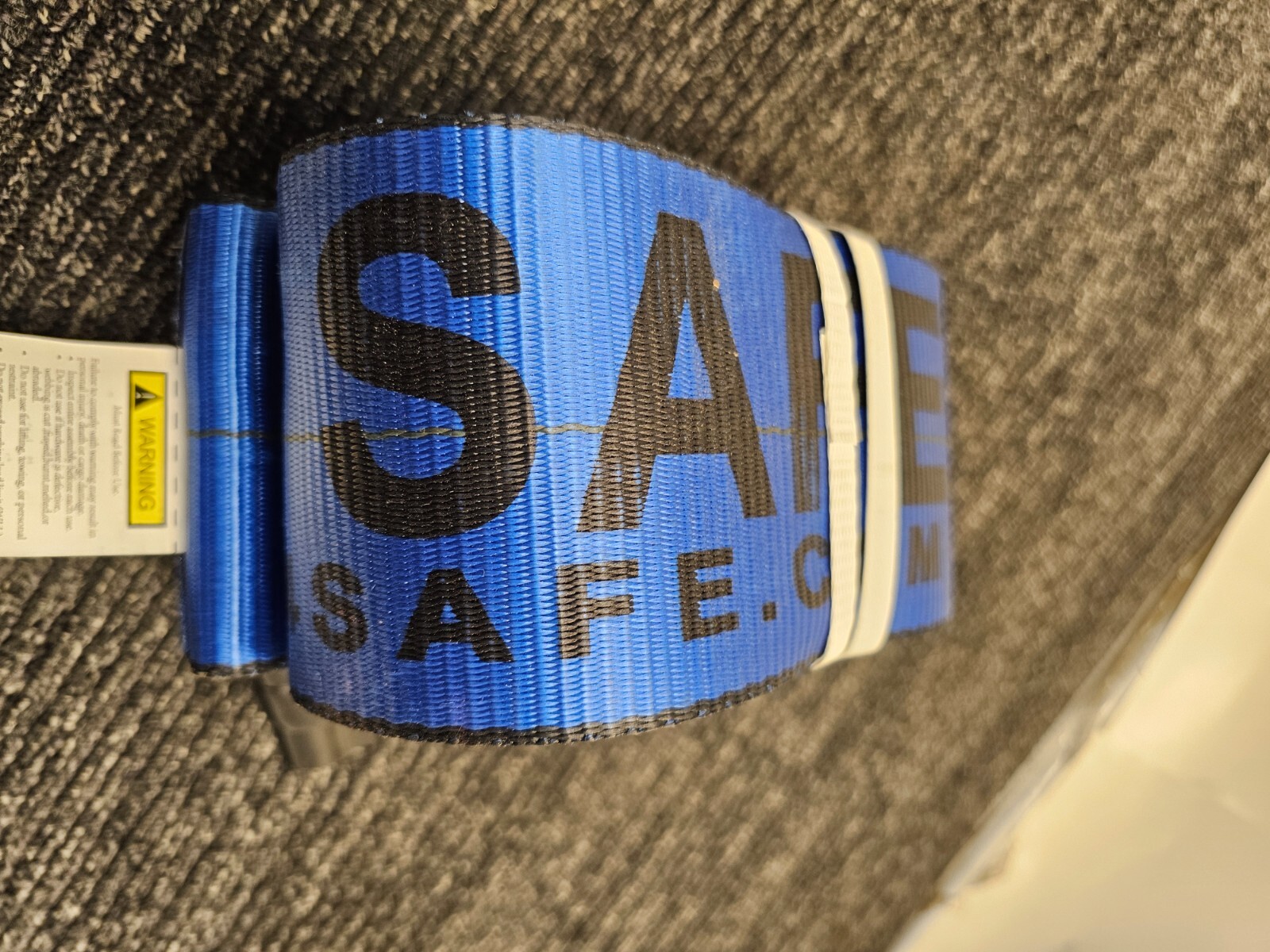 (QTY 3)Tire 4 Safe 4" x 30' Tie Down Strap 5400lbs Working Load Limit