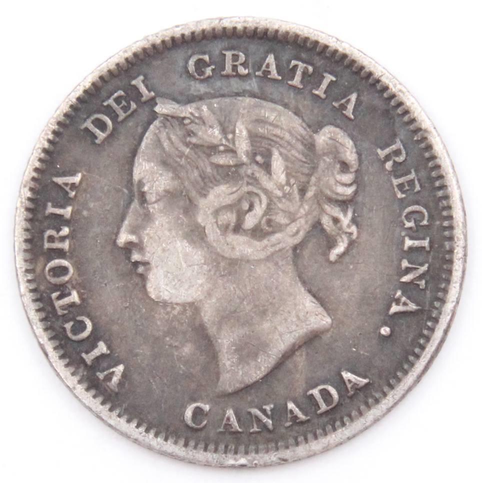 1881H Canada 5 cents VF