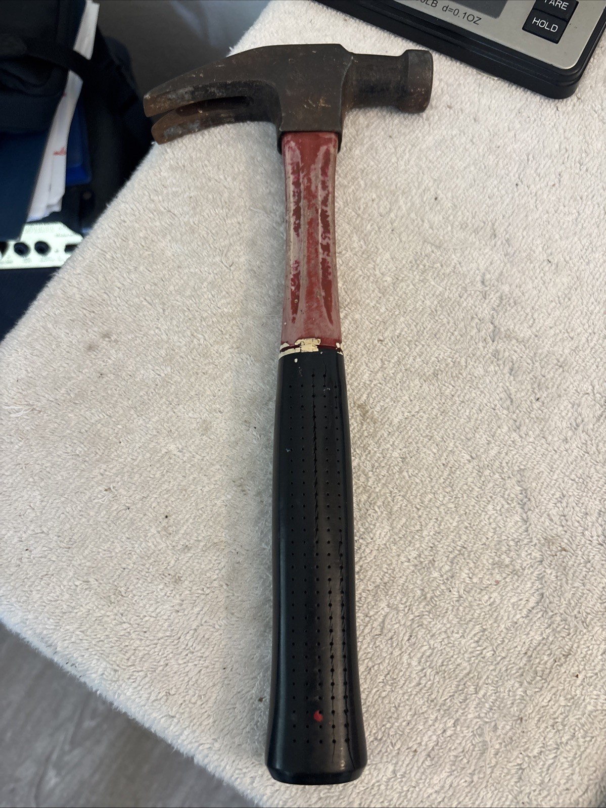 Vintage Plumb FA20R  Claw Hammer w/ Fiberglass Handle Made in USA 20oz