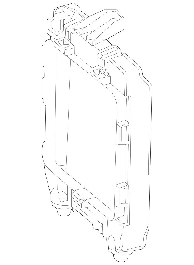 Genuine Mercedes-Benz Mounting Frame 099-505-17-00