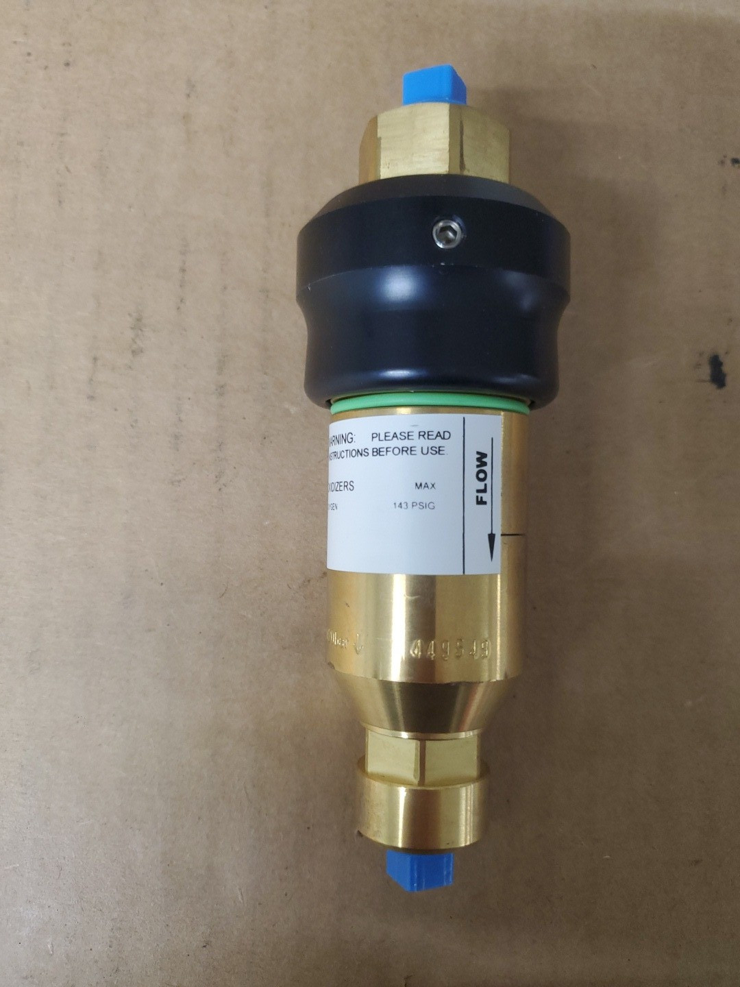 Matheson 6103A-O Brash Flashback Flash Arrestor - Oxidizer Gas