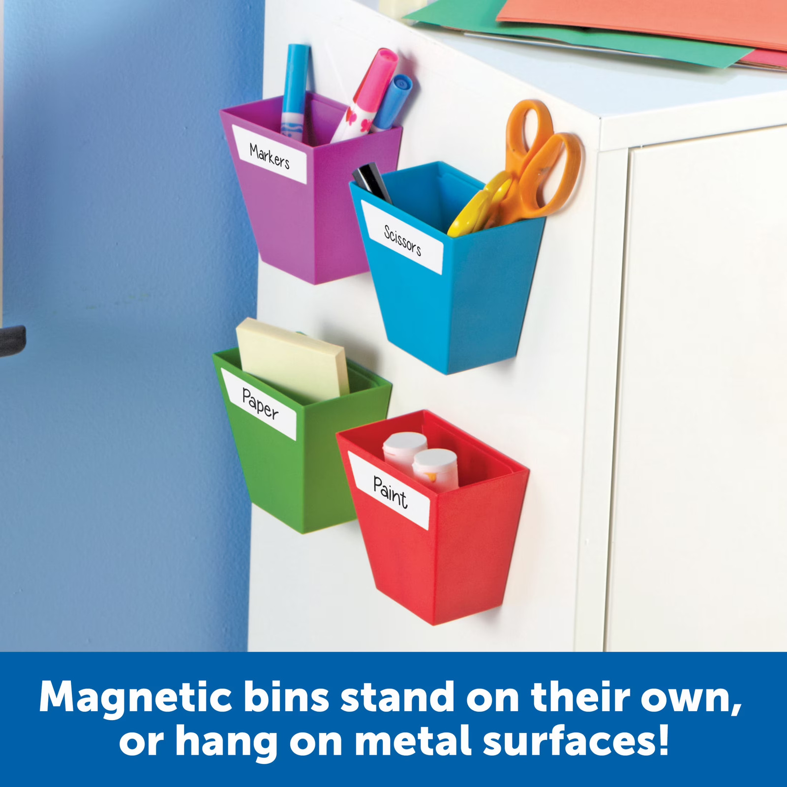 Multi-purpose craft organizer bins from Learning Resources Create-a-Space line