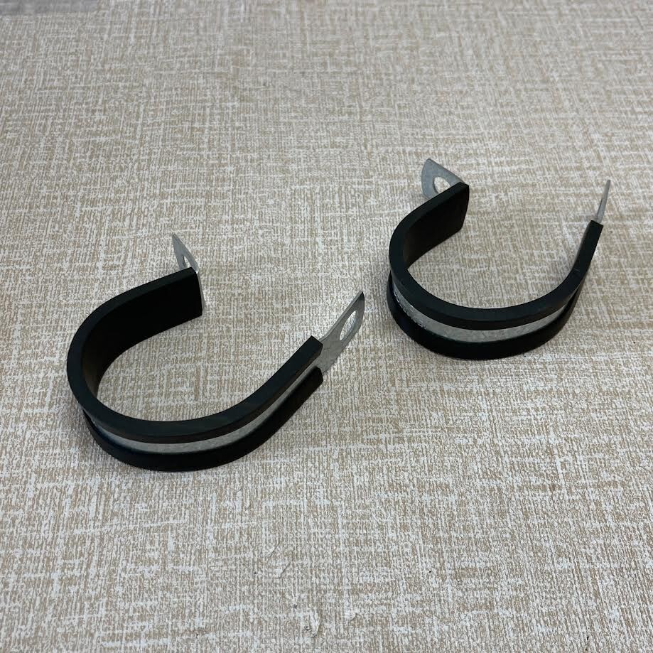 Zoro Select G0652845 1-3/4 In Dia. Rubber Cushion Clamp 0.406 Hole