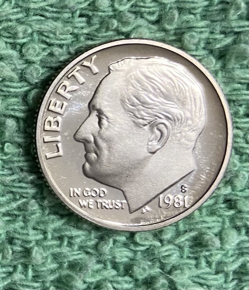 1981-S  **PROOF**  ROOSEVELT DIME - NICE COIN - L@@K AT PICTURES!!!!!