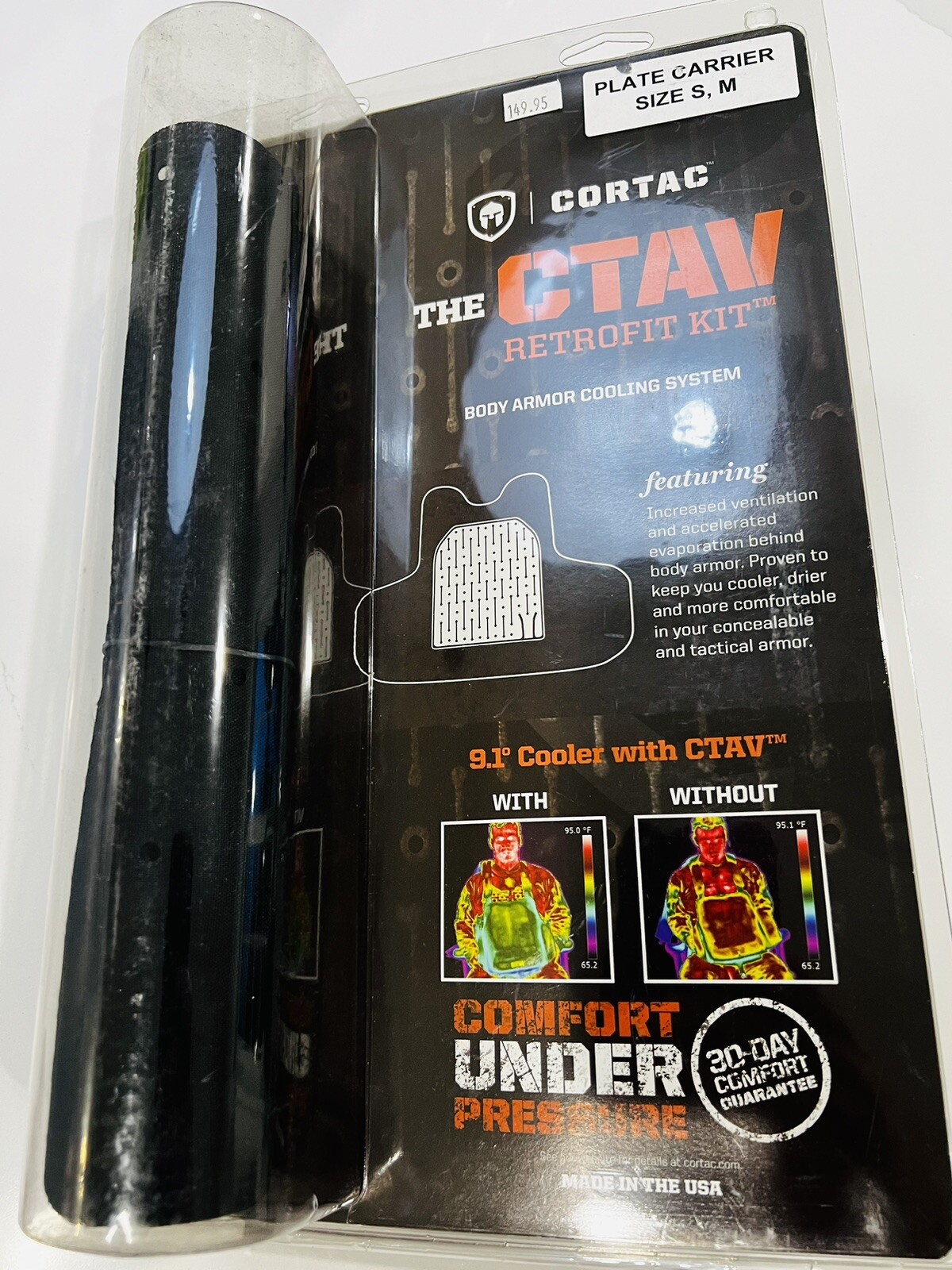 CORTAC CTAV The Retrofit Kit Body Armor Plate Carrier Cooling System Size S/M