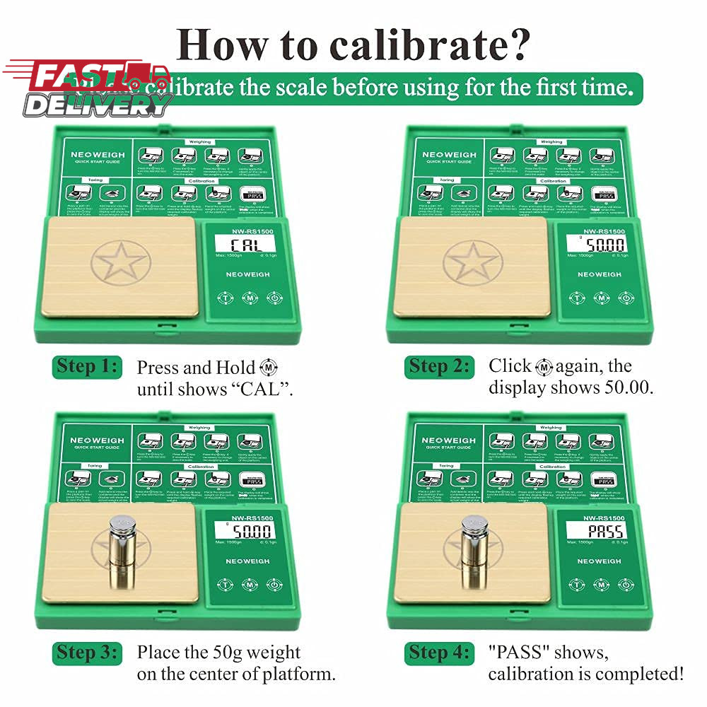 Reloading Scale, Powder Scale for Reloading, 1500 Grains X 0.1 Gn, Digital Powde
