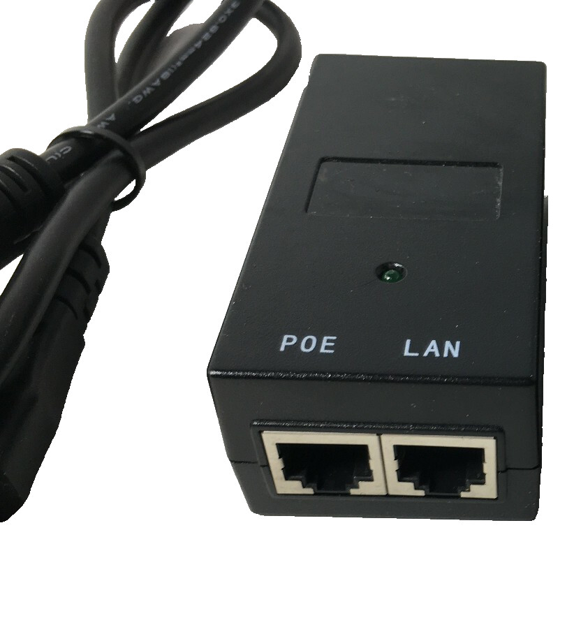 PoE Adapter GRT-240050 24V 500mA Power Cable PoE Power Supply with Power Cord