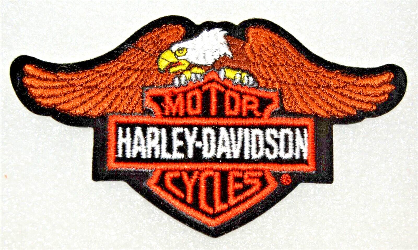 Eagle Harley Davidson Motorcycle Embroidered CREST Official Licensed Prod. MINT