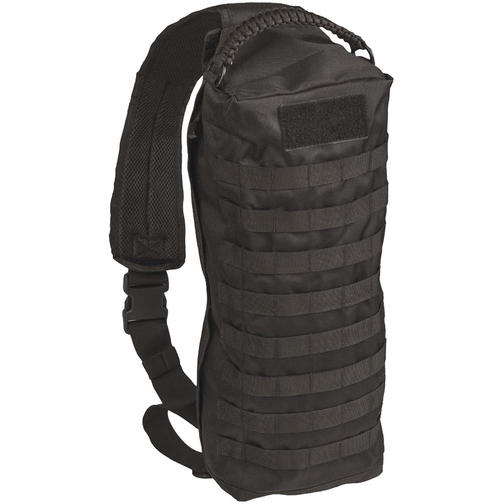 Mil-Tec Sling Bag Tanker Security Mission Dividers Padded MOLLE Backpack Black