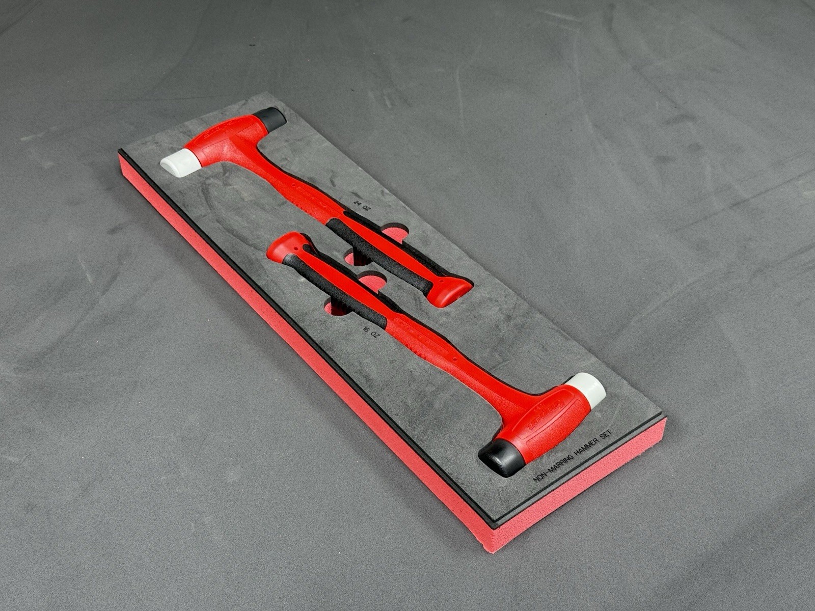 Foam Organizer For Snap-On Hammer Set (Non-Marring) Red And Black