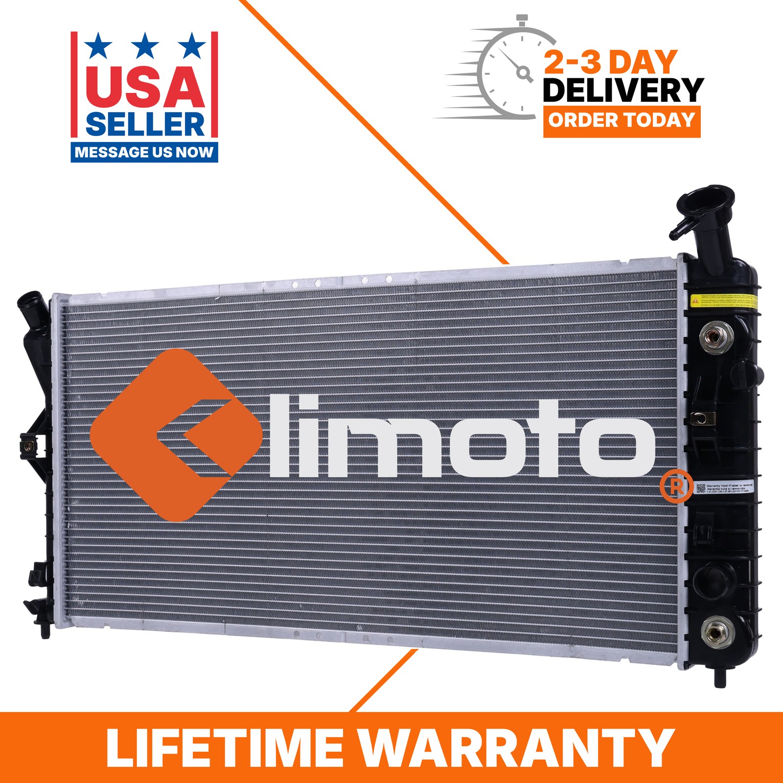 Klimoto Radiator for Buick Regal 2000-2004 Chevrolet Impala 2000-2002 3.8L V6